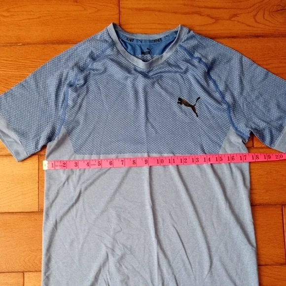 Puma Light Blue Performance Tee - Picture 4 of 6